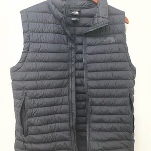 The North Face Men's Stretch Down 700 Vest Black Size M Pre-owned Condition